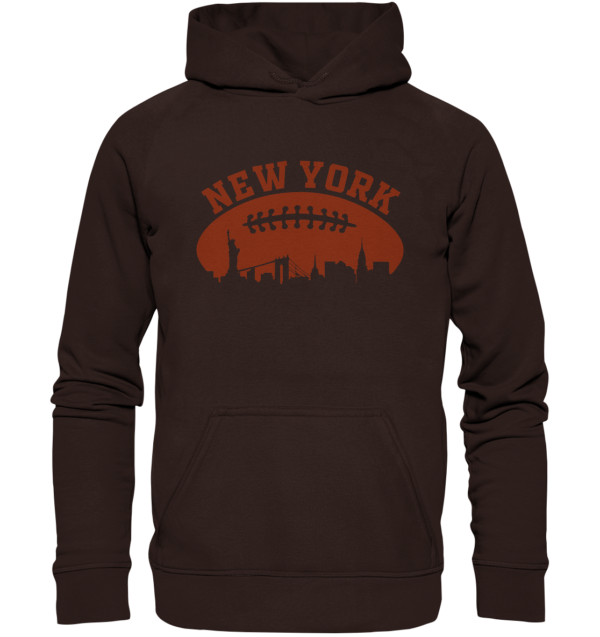 New York Football Silhoutte - Basic Unisex Hoodie - Amfoo Shop