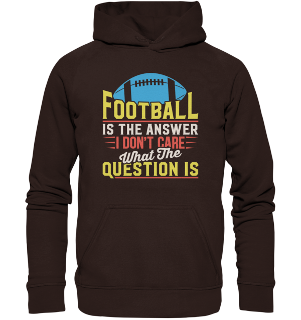 Football is the Answer - Basic Unisex Hoodie - Amfoo Shop