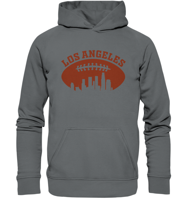 Los Angeles Football Silhouette - Basic Unisex Hoodie - Amfoo Shop