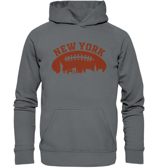 New York Football Silhoutte - Basic Unisex Hoodie - Amfoo Shop