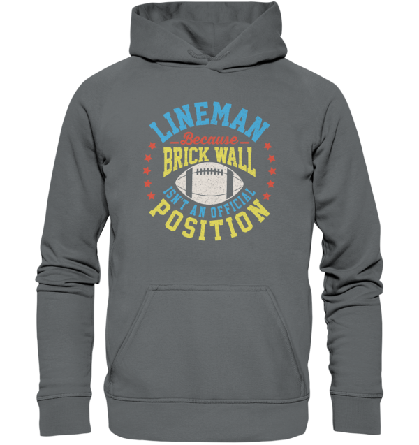 Lineman Brick Wall - Basic Unisex Hoodie - Amfoo Shop