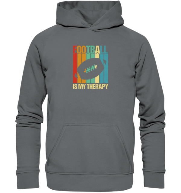 Football is my Therapy - Basic Unisex Hoodie - Amfoo Shop