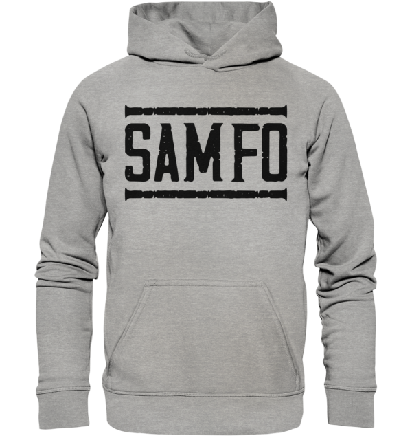 SAMFO black - Basic Unisex Hoodie - Amfoo Shop