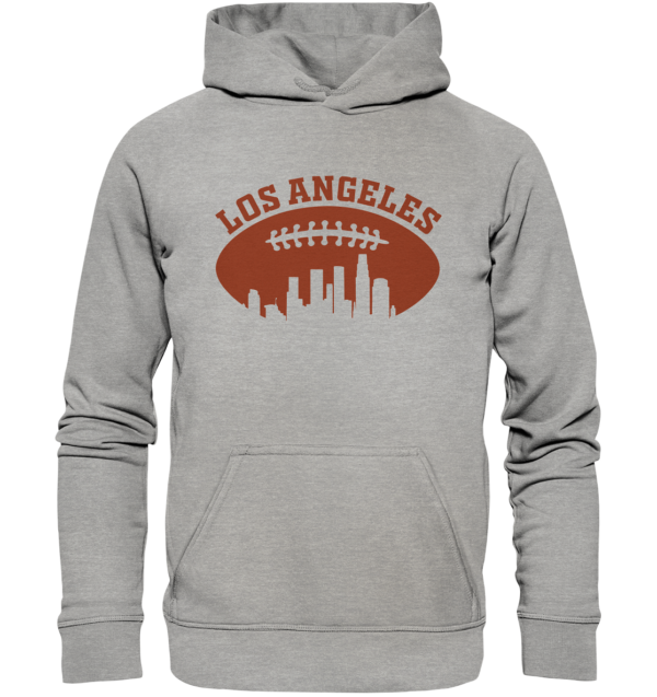 Los Angeles Football Silhouette - Basic Unisex Hoodie - Amfoo Shop