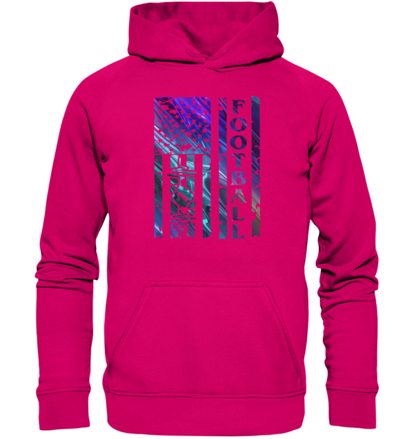 USA Football Flag - Basic Unisex Hoodie - Amfoo Shop