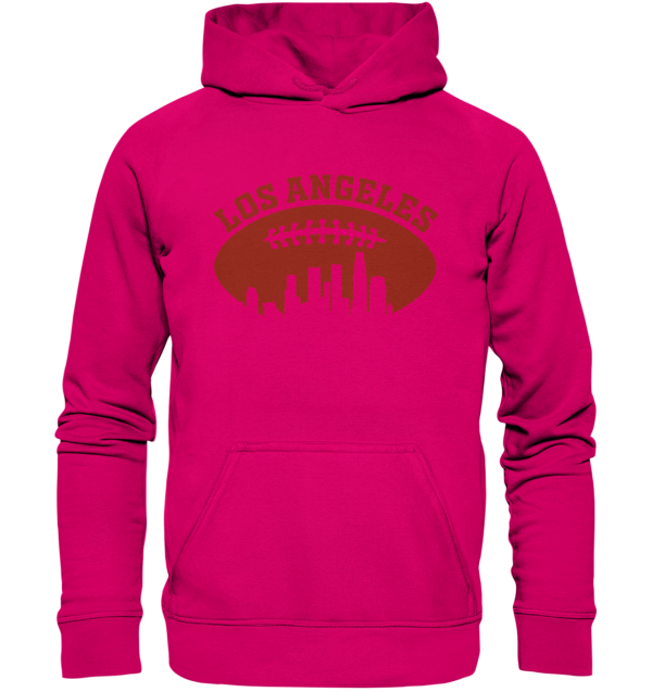 Los Angeles Football Silhouette - Basic Unisex Hoodie - Amfoo Shop