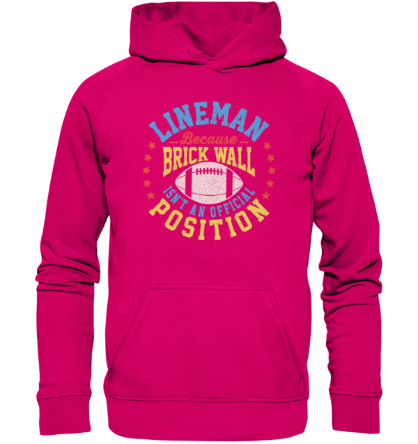 Lineman Brick Wall - Basic Unisex Hoodie - Amfoo Shop