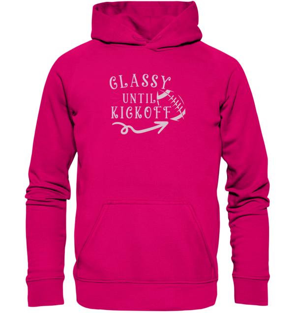 Glassy until Kick Off - Basic Unisex Hoodie - Amfoo Shop