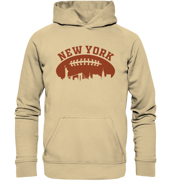 New York Football Silhoutte - Basic Unisex Hoodie - Amfoo Shop