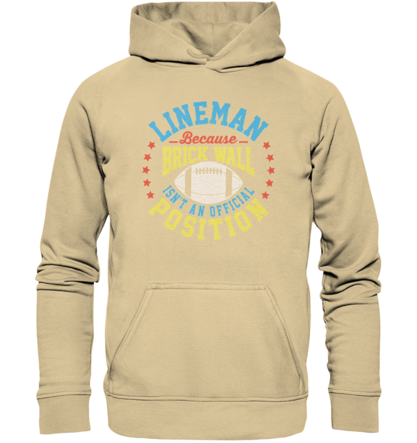 Lineman Brick Wall - Basic Unisex Hoodie - Amfoo Shop