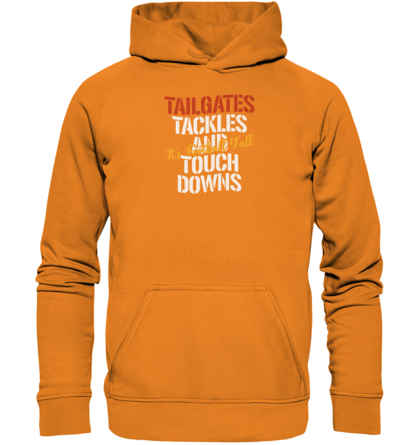 Tailgate Tackles - Basic Unisex Hoodie - Amfoo Shop