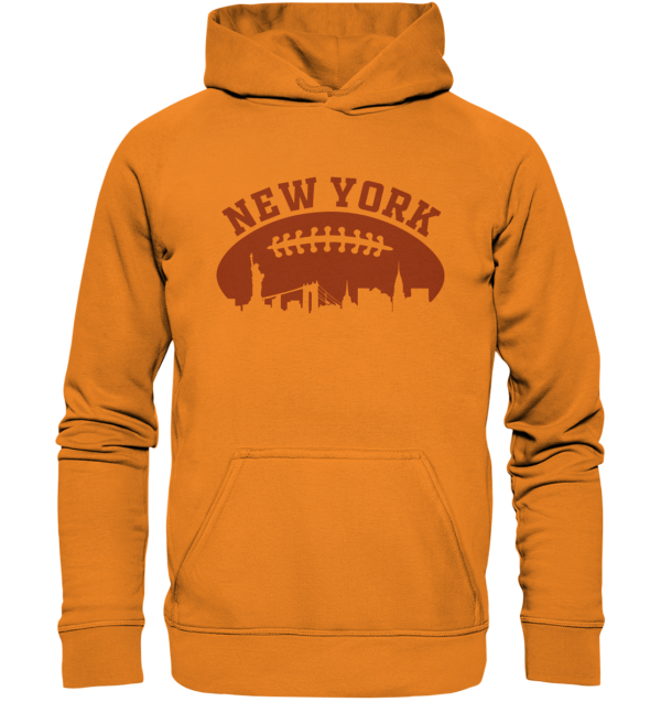 New York Football Silhoutte - Basic Unisex Hoodie - Amfoo Shop