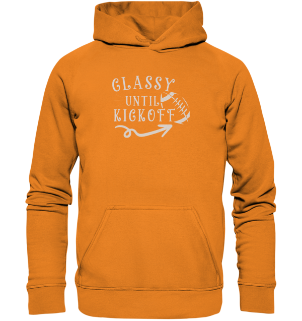 Glassy until Kick Off - Basic Unisex Hoodie - Amfoo Shop