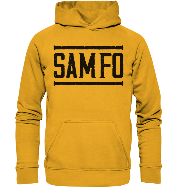 SAMFO black - Basic Unisex Hoodie - Amfoo Shop