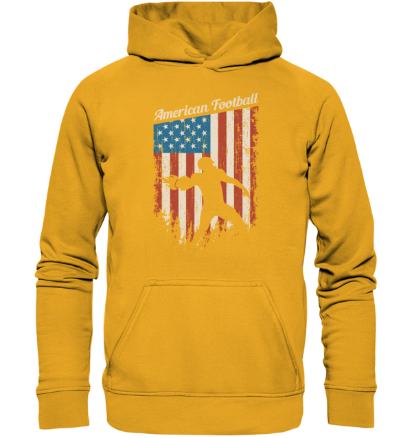 American Football Banner - Basic Unisex Hoodie - Amfoo Shop