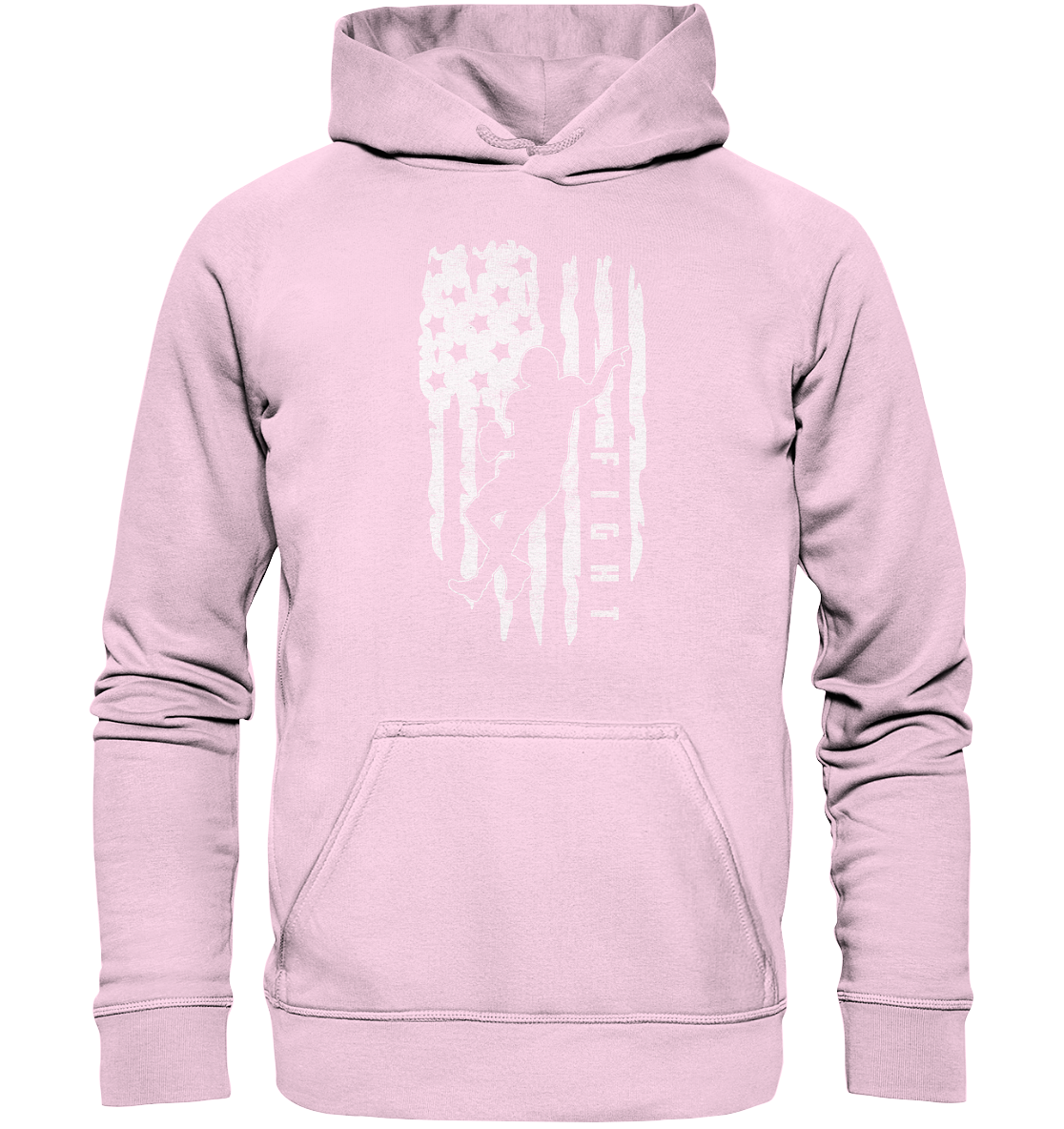 USA Flag Fight - Basic Unisex Hoodie - Amfoo Shop