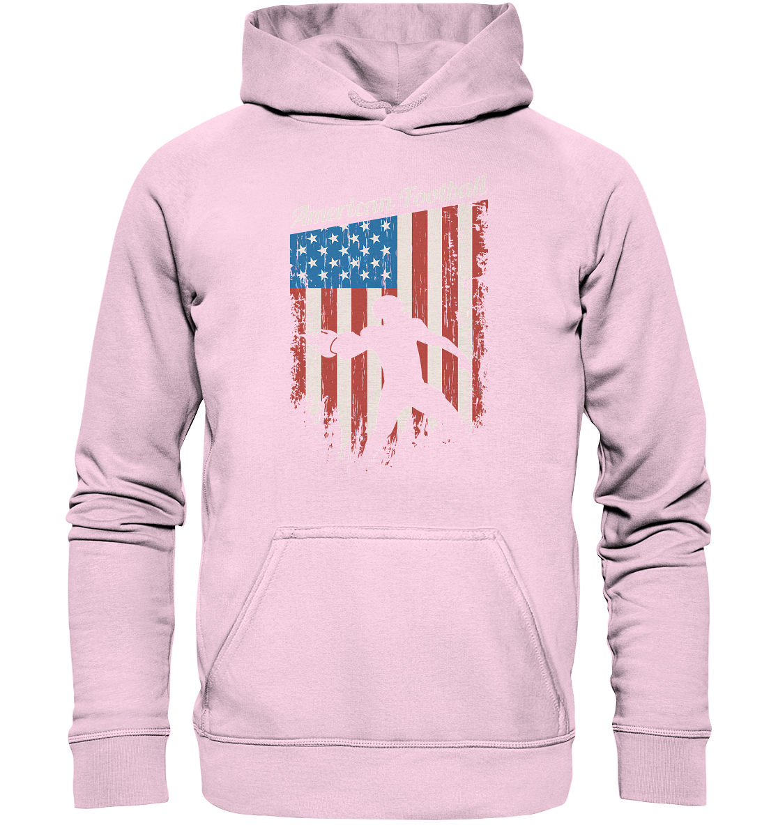 American Football Banner - Basic Unisex Hoodie - Amfoo Shop