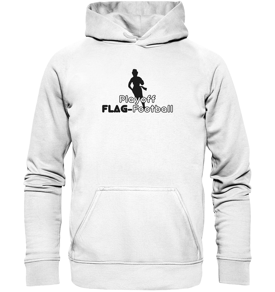 Playoff Flag Football Women black - Basic Unisex Hoodie - Amfoo Shop