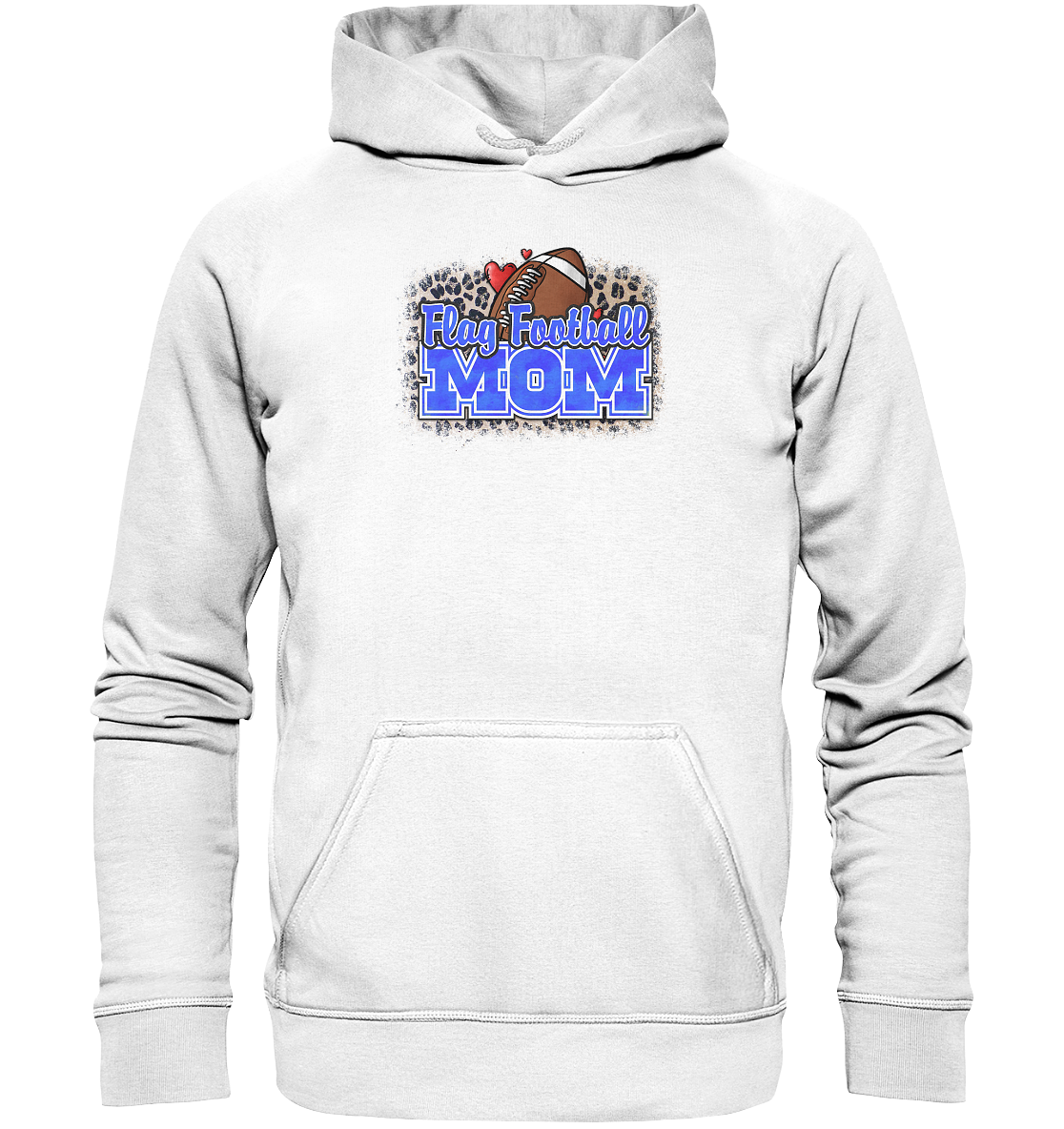 Flag Football Mom - Basic Unisex Hoodie - Amfoo Shop