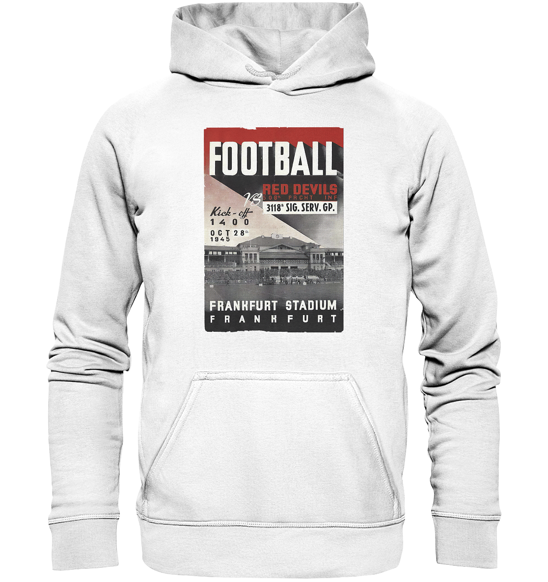 Frankfurt Football 1945 - Basic Unisex Hoodie - Amfoo Shop