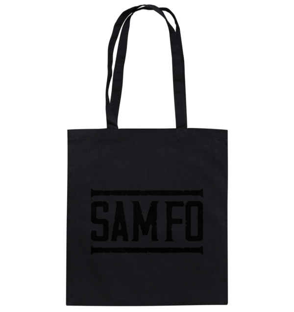 SAMFO black - Baumwolltasche - Amfoo Shop