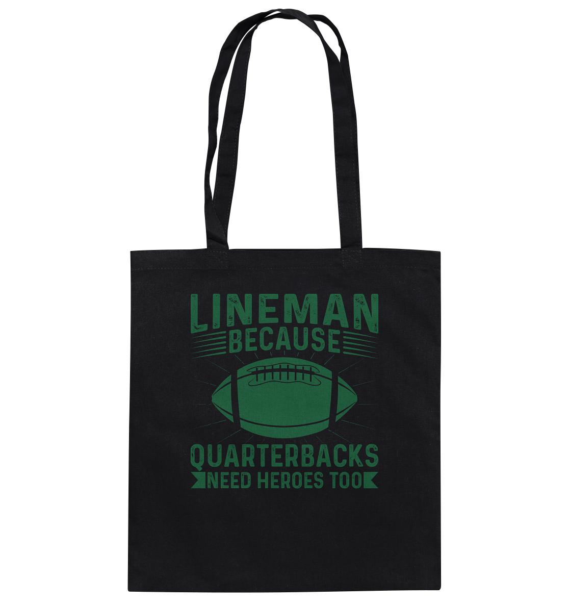 Lineman Heroes Green - Baumwolltasche - Amfoo Shop