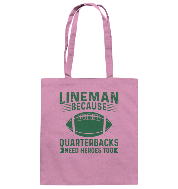 Lineman Heroes Green - Baumwolltasche - Amfoo Shop