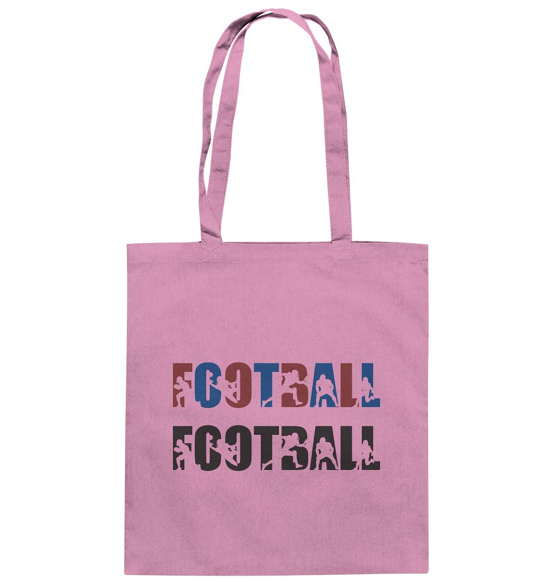 Football Silhouette - Baumwolltasche - Amfoo Shop