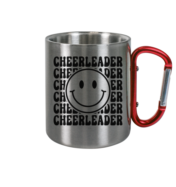 Cheerleader Smiley - Edelstahl Tasse - Amfoo Shop