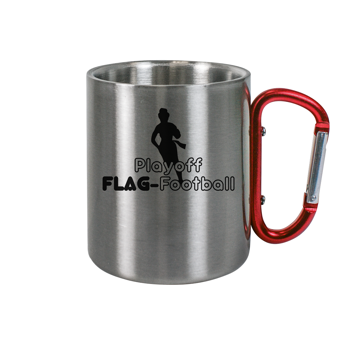 Playoff Flag Football Women black - Edelstahl Tasse - Amfoo Shop