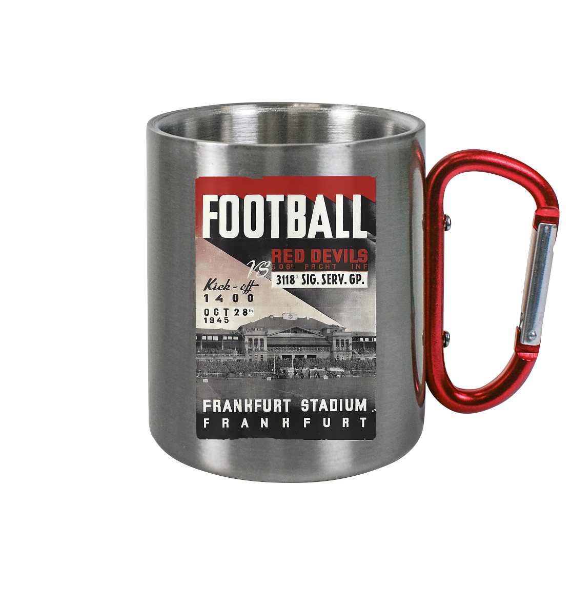 Frankfurt Football 1945 - Edelstahl Tasse - Amfoo Shop