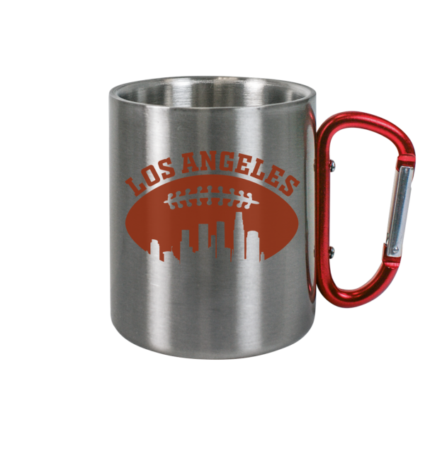 Los Angeles Football Silhouette - Edelstahl Tasse - Amfoo Shop