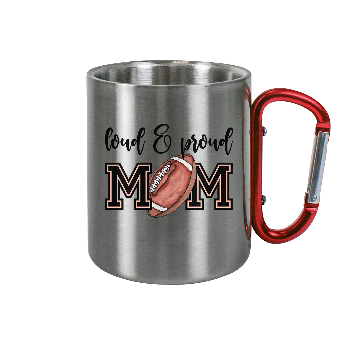 Loud & Proud Mom - Edelstahl Tasse - Amfoo Shop