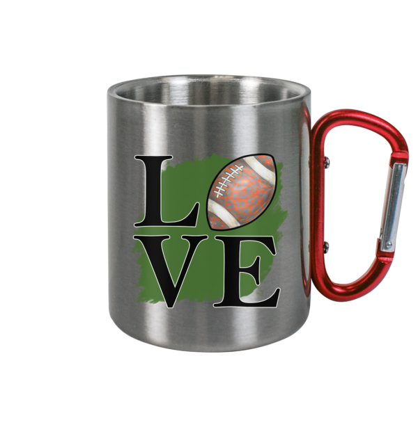 Football Love II - Edelstahl Tasse - Amfoo Shop