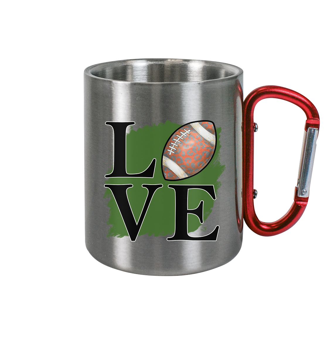 Football Love II - Edelstahl Tasse - Amfoo Shop