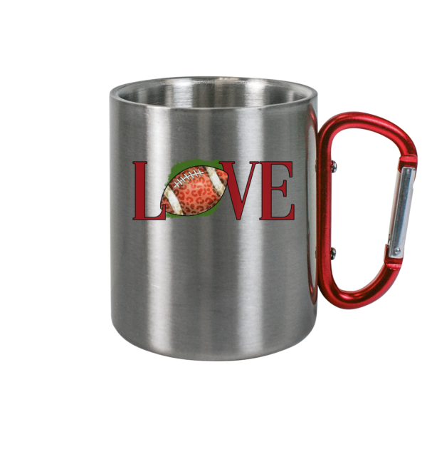 Football Love - Edelstahl Tasse - Amfoo Shop