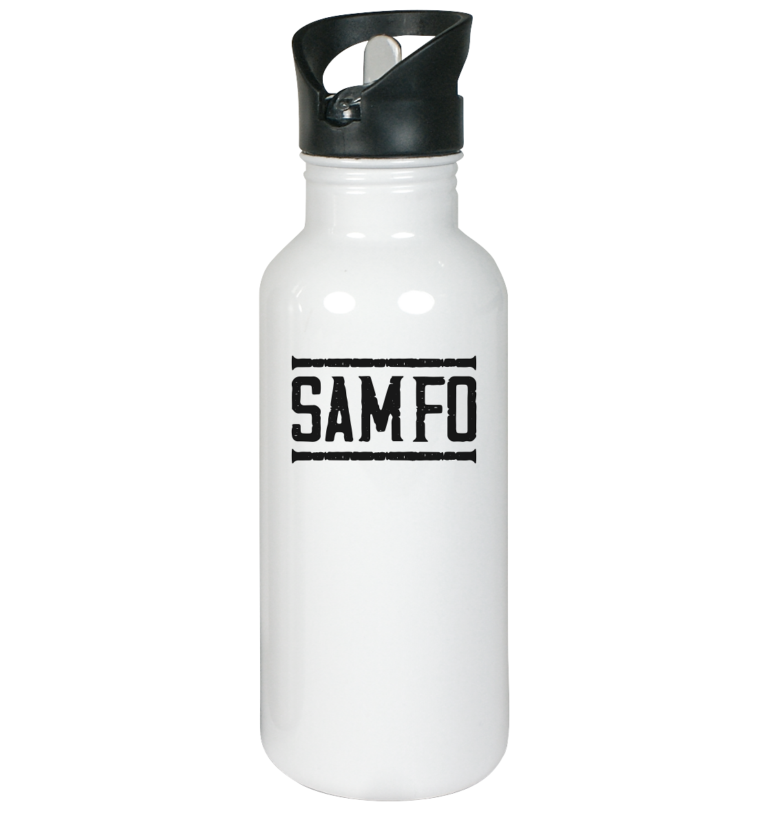 SAMFO black - Edelstahl-Trinkflasche - Amfoo Shop