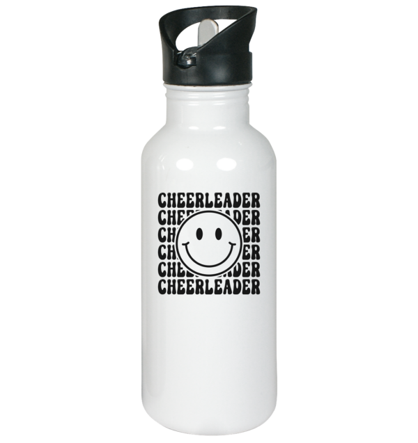 Cheerleader Smiley - Edelstahl-Trinkflasche - Amfoo Shop