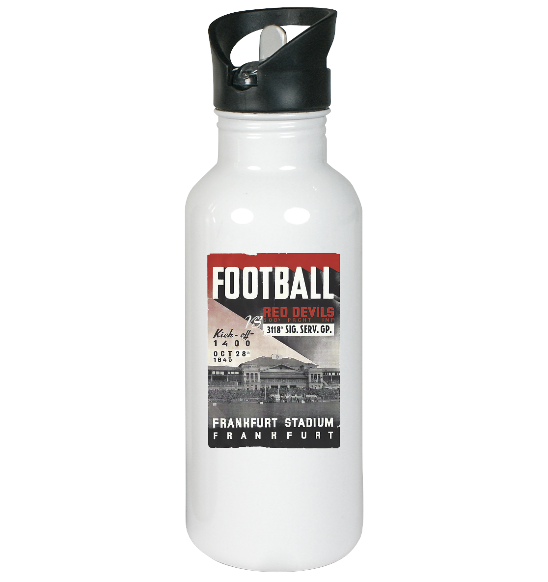 Frankfurt Football 1945 - Edelstahl-Trinkflasche - Amfoo Shop