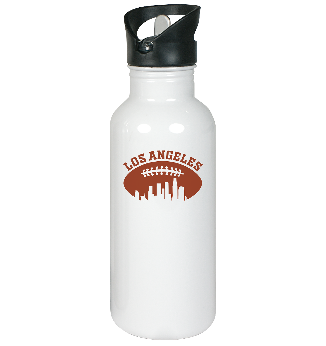 Los Angeles Football Silhouette - Edelstahl-Trinkflasche - Amfoo Shop