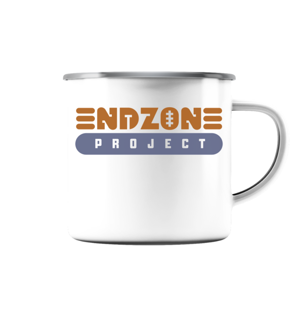 Endzone Project - Emaille Tasse (Silber) - Amfoo Shop