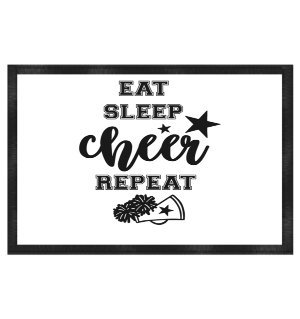 Eat Sleep Cheer Repeat - Fußmatte 60x40cm - Amfoo Shop