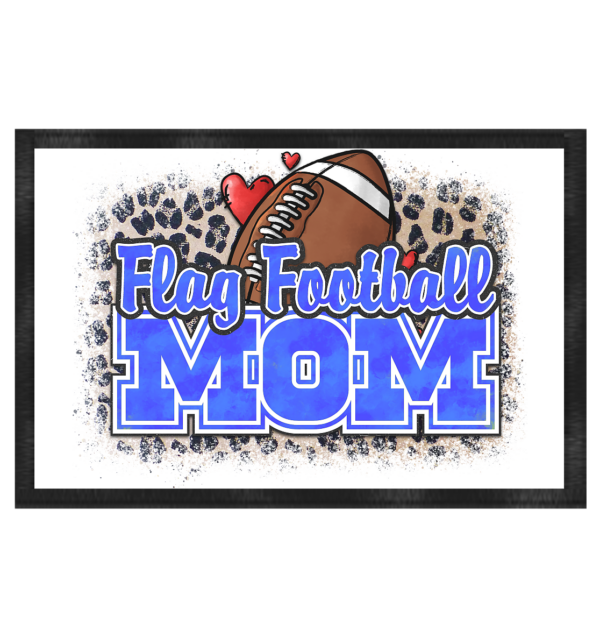 Flag Football Mom - Fußmatte 60x40cm - Amfoo Shop