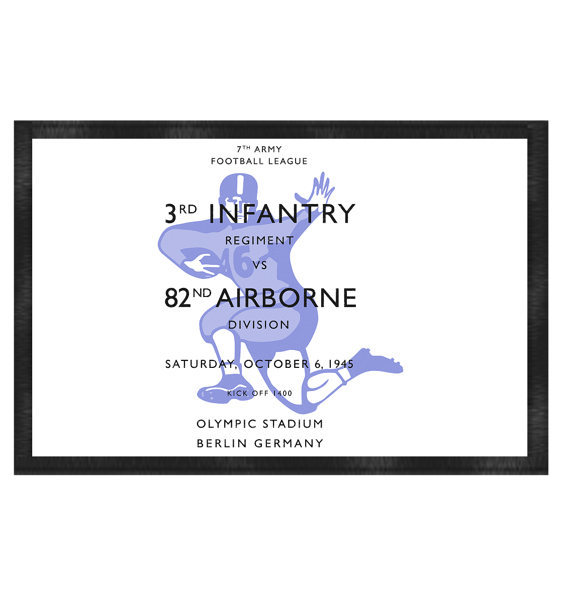 Infantry vs. Airborne 1945 - Fußmatte 60x40cm - Amfoo Shop