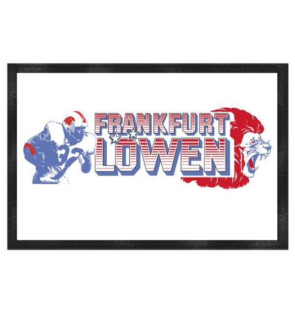 Frankfurt Löwen Fussmatte 60x40cm - Amfoo Shop