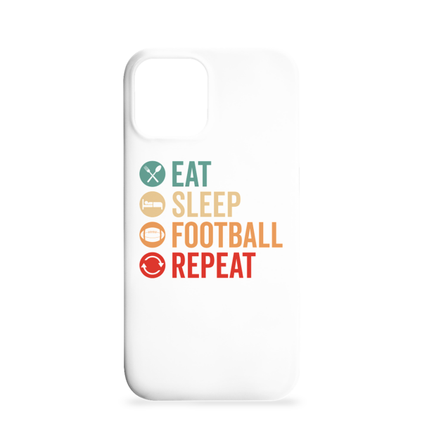 Eat Sleep Football Repeat - Iphone 12 / 12 Pro Handyhülle - Amfoo Shop