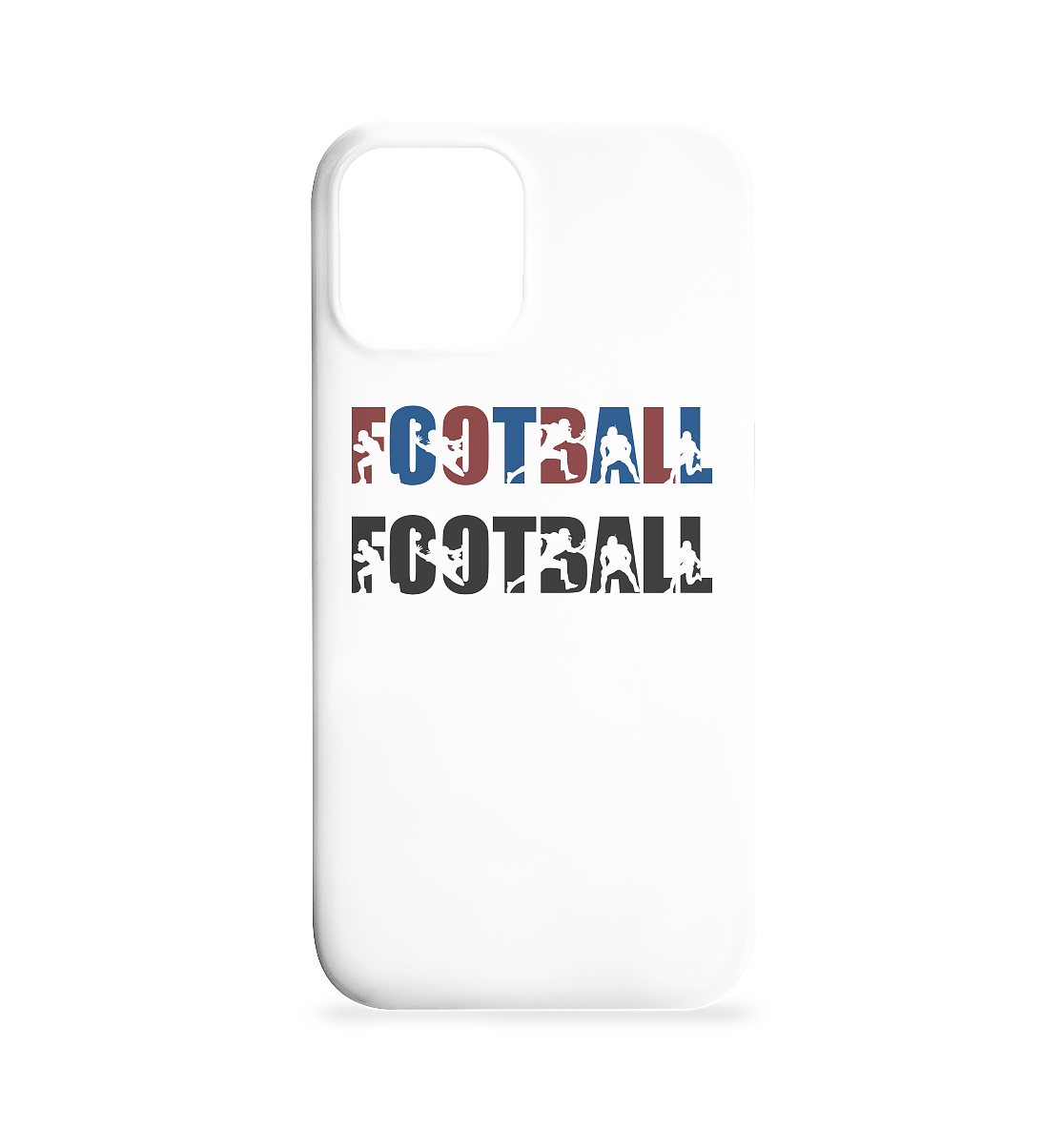 Football Silhouette - Iphone 12 / 12 Pro Handyhülle - Amfoo Shop