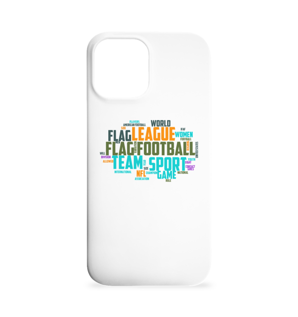 Flag Football Word Bubble - Iphone 12 Max Handyhülle - Amfoo Shop