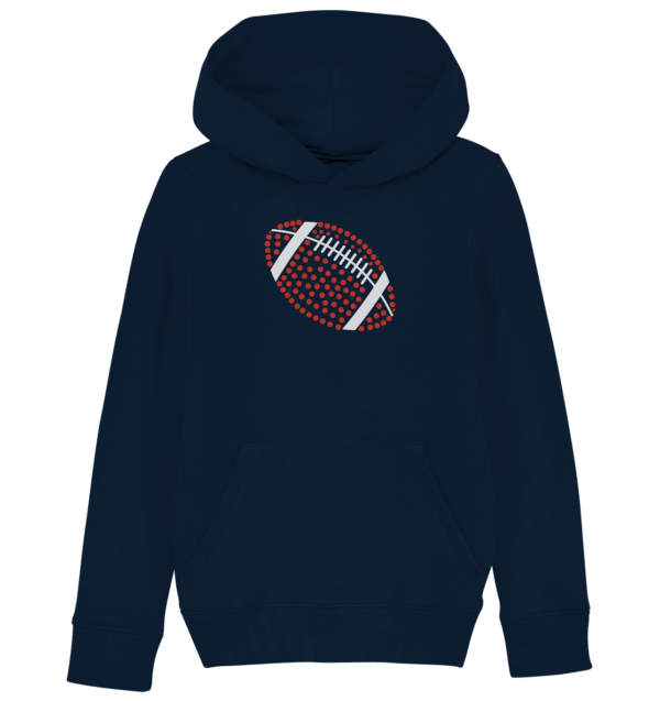 Football Dots - Kids Organic Hoodie - Amfoo Shop