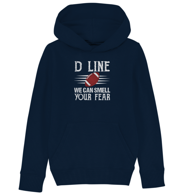 D-Line Fear - Kids Organic Hoodie - Amfoo Shop